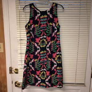 multicolor dragonfly dress